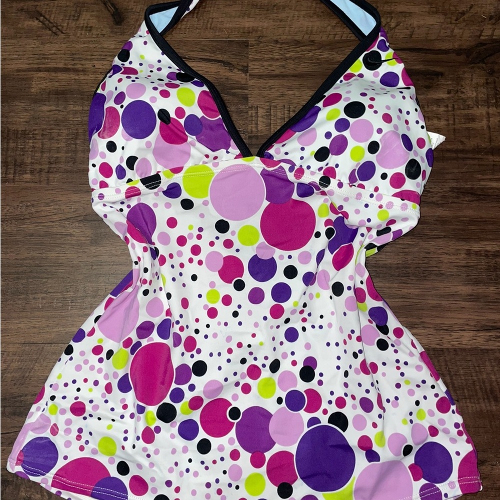 Nike Women's Polka Dot Tank Top - Pink, Purple, Black